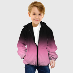 Детская куртка 3D Черно-розовый градиент - фото 2