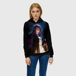 Женская толстовка 3D Ферн - темной ночью - фото 2