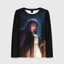 Женский лонгслив 3D Ферн - темной ночью