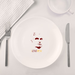 Набор: тарелка + кружка Люблю Моуриньо - фото 2