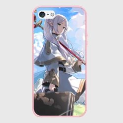 Чехол для iPhone 5/5S матовый Sousou no Frieren Фрирен