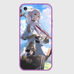 Чехол для iPhone 5/5S матовый Sousou no Frieren Фрирен