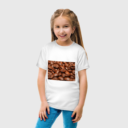 Детская футболка хлопок Яркий винтажный узор, цвет белый - фото 5