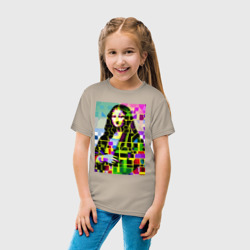 Детская футболка хлопок Mona Lisa - mosaic pop art - фото 2