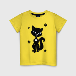 Детская футболка хлопок Кошка Мася
