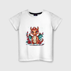 Детская футболка хлопок Дракончик 2024
