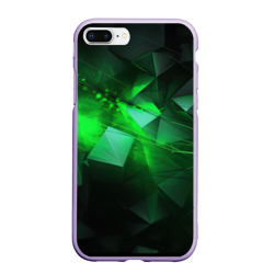 Зеленая абстракция зеленая геометрическая – Чехол для iPhone 7Plus/8 Plus матовый с принтом купить