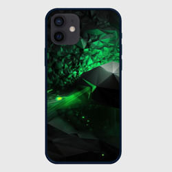 Зеленая  абстракция  зеленая   геометрическая – Чехол для iPhone 12 Mini с принтом купить