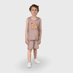 Детская пижама с шортами хлопок Пряничные человечки - фото 2