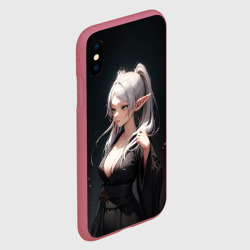 Чехол для iPhone XS Max матовый Фрирен в кимоно - Sou sou no frieren - фото 2