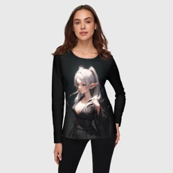 Женский лонгслив 3D Фрирен в кимоно - Sou sou no frieren - фото 2