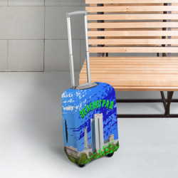 Чехол для чемодана 3D Зеленоград - фото 2