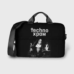 Сумка для ноутбука 3D Techno храм монашка колдунья 