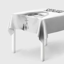 Скатерть 3D Techno храм монашка улыбается 