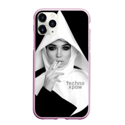 Чехол для iPhone 11 Pro Max матовый Techno храм роковая монашка 