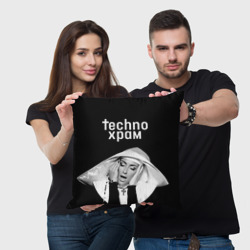 Подушка 3D Techno храм эмоциональная монашка  - фото 2