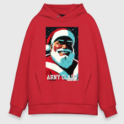 Мужское худи Oversize хлопок Arnold Schwarzenegger - Santa Claus