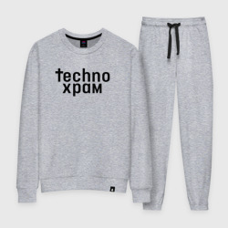 Женский костюм хлопок Techno храм лого 