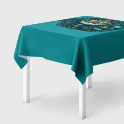 Скатерть 3D Чеширский кот в шляпе