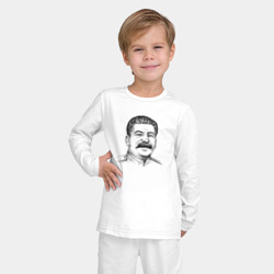 Детская пижама с лонгсливом хлопок Сталин улыбается - фото 2