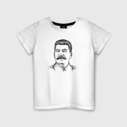Детская футболка хлопок Сталин анфас