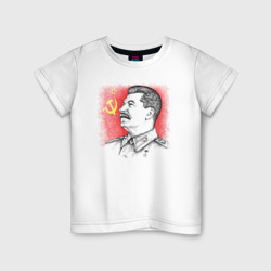 Детская футболка хлопок Профиль Сталина СССР