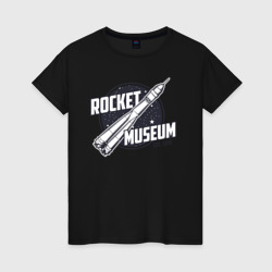 Музей ракет – Женская футболка хлопок с принтом купить со скидкой в -20%