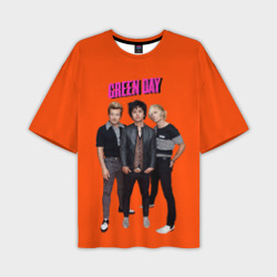 Мужская футболка oversize 3D Green Day trio