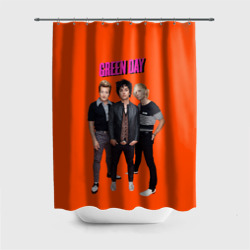 Штора 3D для ванной Green Day trio