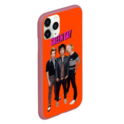 Чехол для iPhone 11 Pro матовый Green Day trio - фото 2