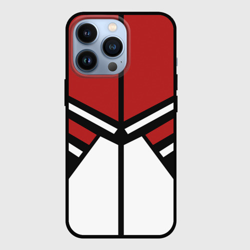 Чехол для iPhone 13 Pro Советский спорт с полосами, цвет черный