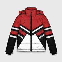 Зимняя куртка для мальчиков 3D Советский спорт с полосами