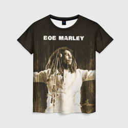 Музыкант в стиле регги Боб Марли – Женская футболка 3D с принтом купить со скидкой в -26%