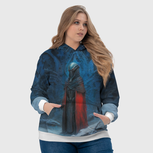 Женская толстовка 3D Ксеноморф в одеяниях , цвет 3D печать - фото 6