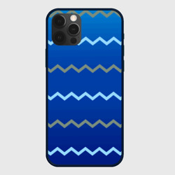 Морские зигзаги – Чехол для iPhone 12 Pro с принтом купить