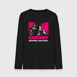 Мужской лонгслив хлопок Ramones rock'n'roll high school