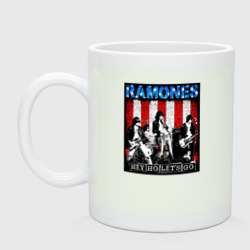 Кружка керамическая Ramones hey ho let's go