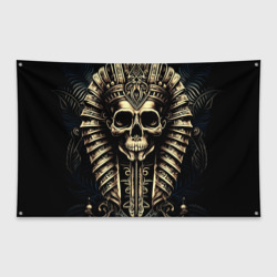 Флаг-баннер Золотой череп Египетского фараона