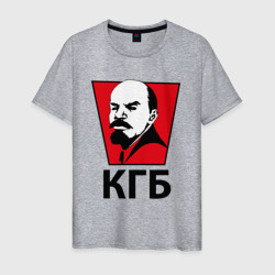 КГБ Ленин – Мужская футболка хлопок с принтом купить со скидкой в -20%