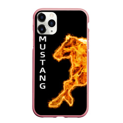 Чехол для iPhone 11 Pro Max матовый Mustang fire