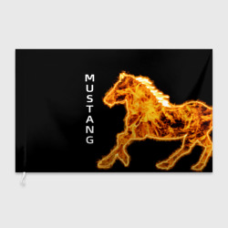 Флаг 3D Mustang fire