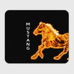 Прямоугольный коврик для мышки Mustang fire