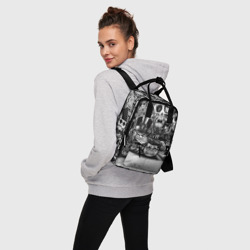 Женский рюкзак 3D Стена с граффити  - фото 2
