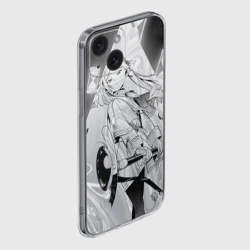 Чехол для iPhone 15 силиконовый с защитой камеры Sousou no Frieren - фото 2