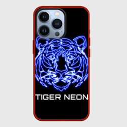 Чехол для iPhone 13 Pro Tiger neon art