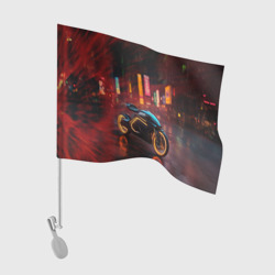 Флаг для автомобиля Мотобайк с ИИ