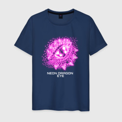 Neon dragon eye – Футболка из хлопка с принтом купить со скидкой в -20%