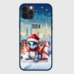 Новый  год 2024  дракон – Чехол для iPhone 12 Pro с принтом купить
