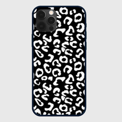 Леопардовые пятна на черном – Чехол для iPhone 12 Pro с принтом купить