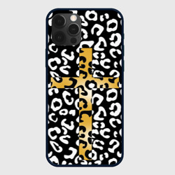 Крест леопардовый – Чехол для iPhone 12 Pro с принтом купить